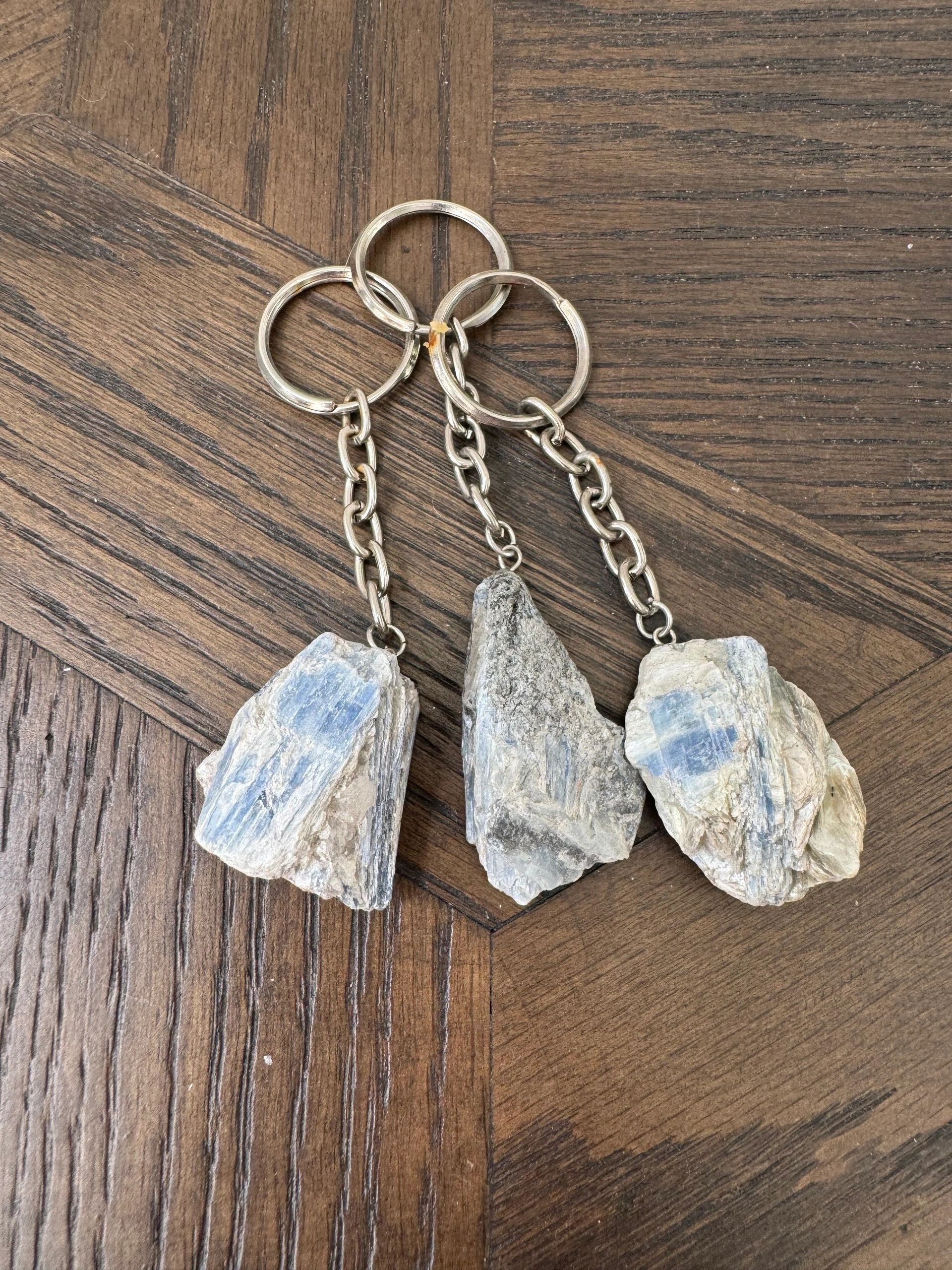 Smoky Quartz Tumbled Keyring