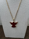 Red Jasper Angel Necklace