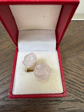 Raw Rose Quartz Statement Ring