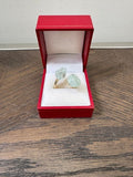 Raw Fluorite Statement Ring