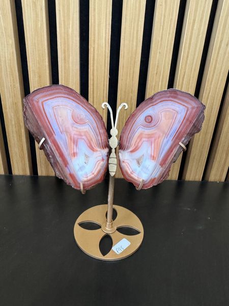 Carnelian Butterfly on Stand
