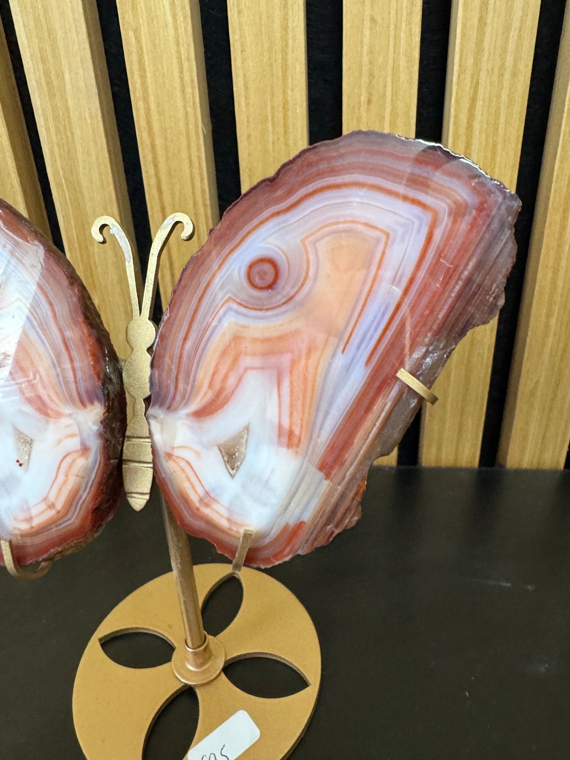 Carnelian Butterfly on Stand