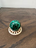 Natural Malachite Sphere Guardian Crystal Specimen