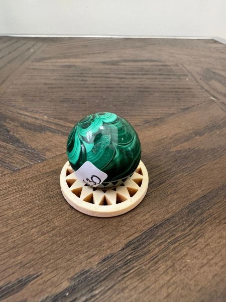 Natural Malachite Sphere Guardian Crystal Specimen